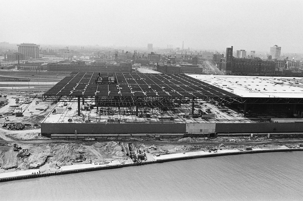 McCormick Place under construction - Perry C. Riddle for Chicago Sun-Times