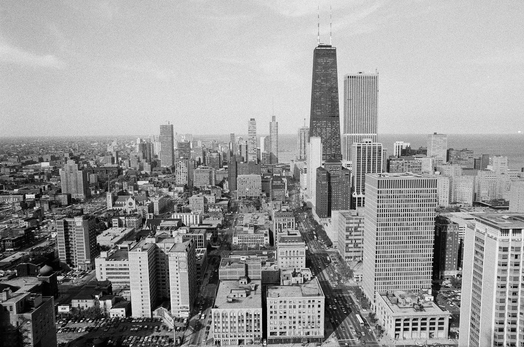 Aerial shots of the Loop - Gene Pesek for Chicago Sun-Times