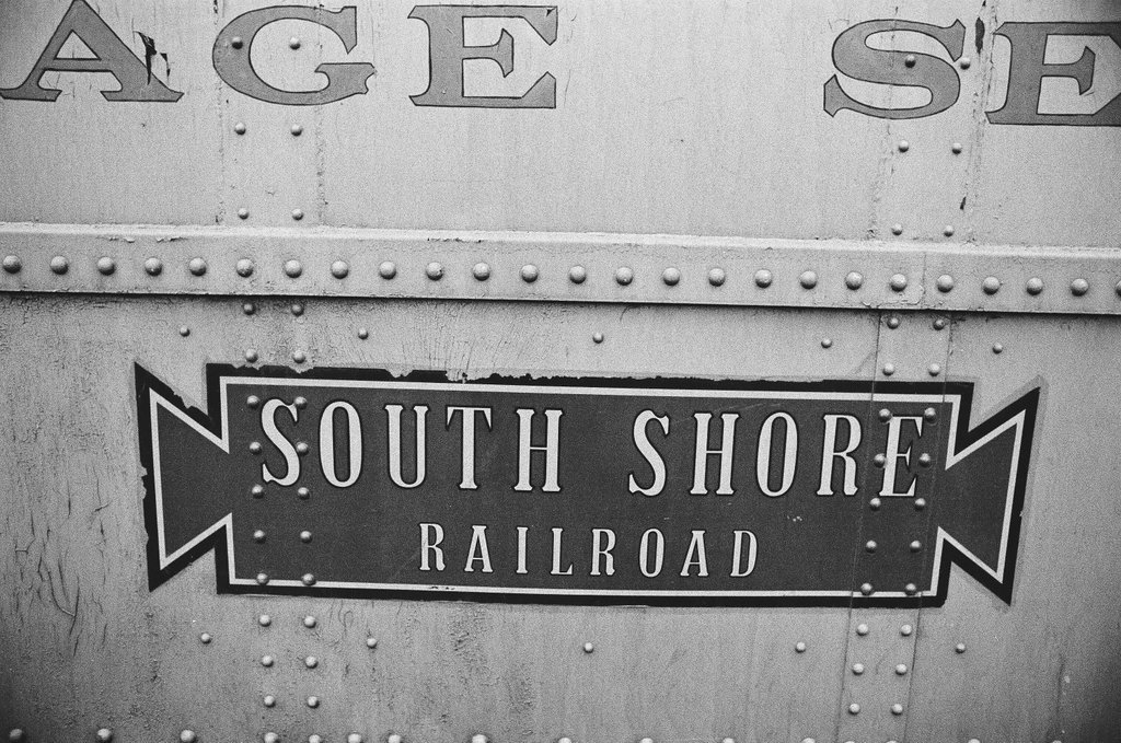 Trains and passengers at South Shore Railroad station - Chicago Sun-Times