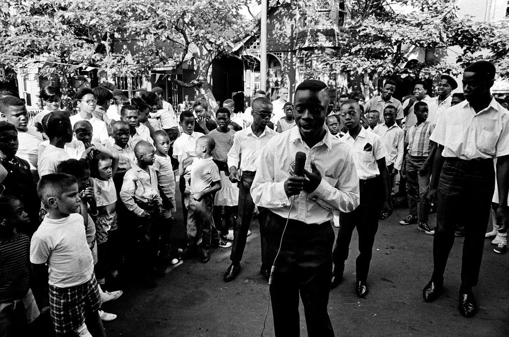Block party on South Claremont Avenue - Chicago Sun-Times