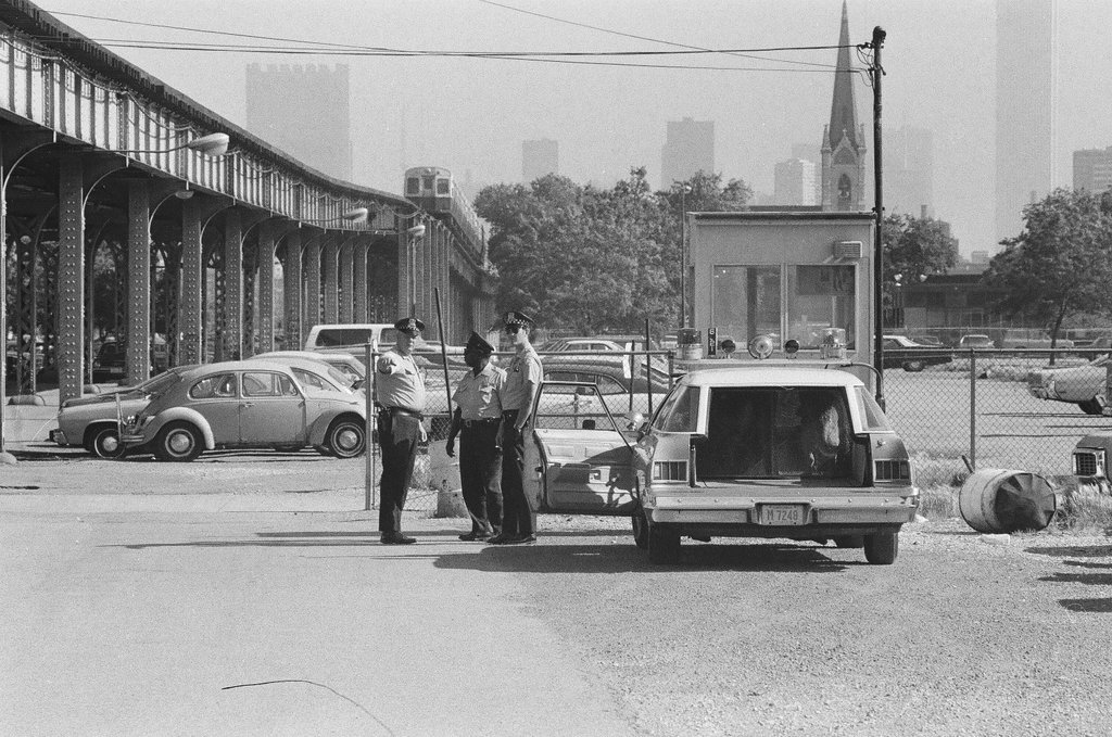 Police patrol L station where a shooting occurredoccurr - Chicago Sun-Times