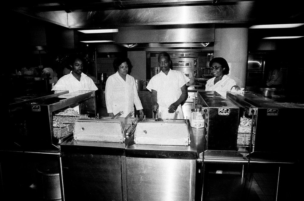 Students at work at Westinghouse Area Vocational High School - Chicago Sun-Times