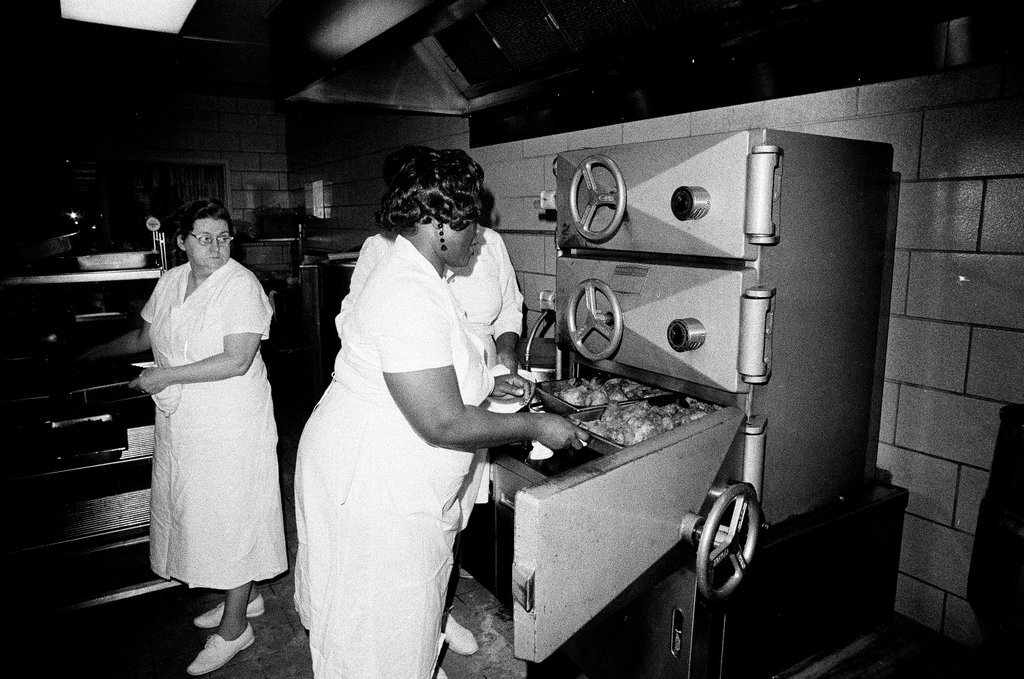 Students at work at Westinghouse Area Vocational High School - Chicago Sun-Times