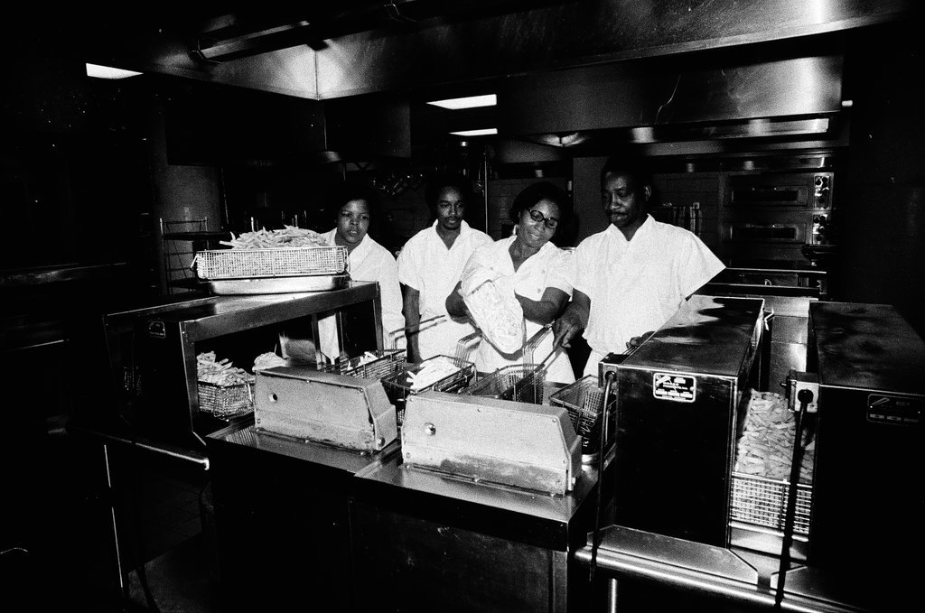 Students at work at Westinghouse Area Vocational High School - Chicago Sun-Times