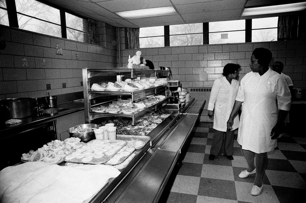 Students at work at Westinghouse Area Vocational High School - Chicago Sun-Times