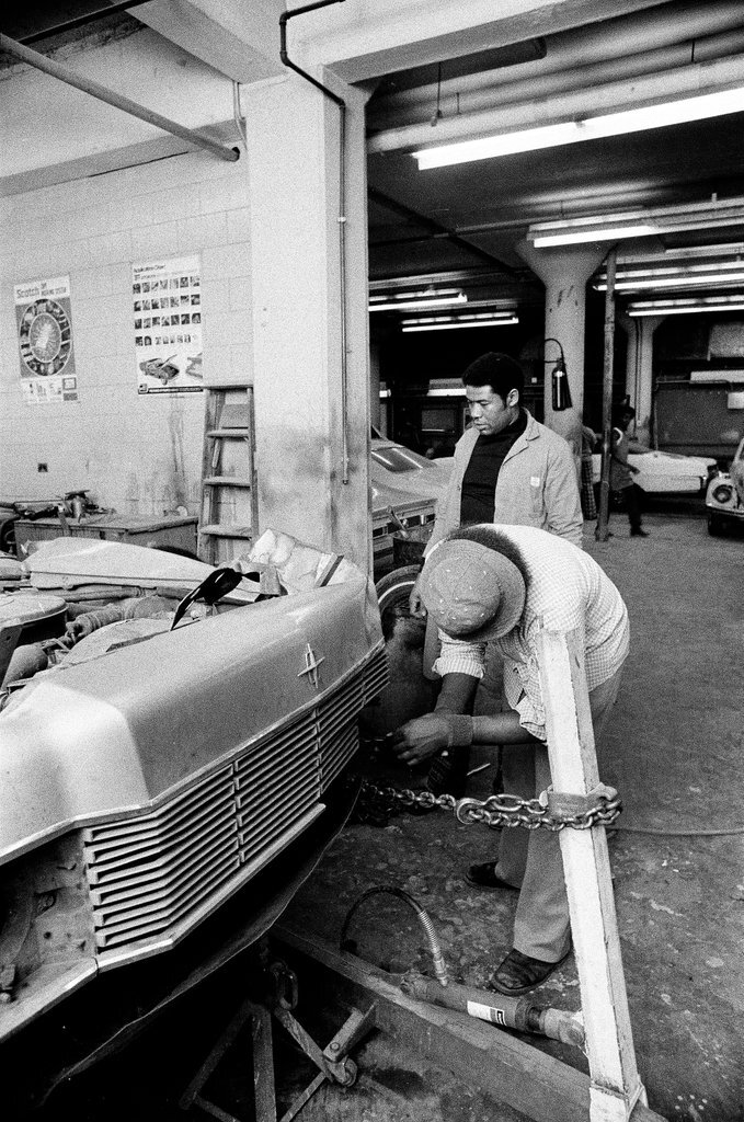 Students at work at Westinghouse Area Vocational High School - Chicago Sun-Times