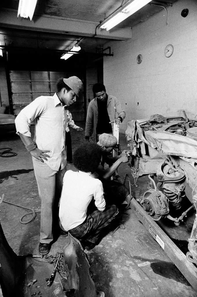 Students at work at Westinghouse Area Vocational High School - Chicago Sun-Times