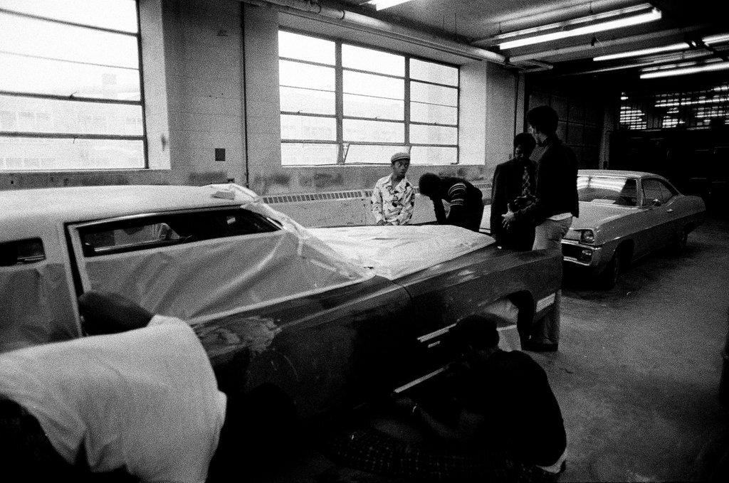 Students at work at Westinghouse Area Vocational High School - Chicago Sun-Times