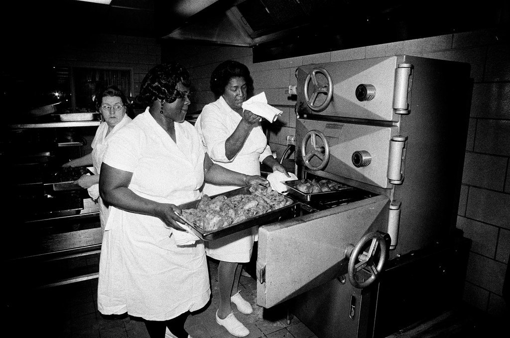 Students at work at Westinghouse Area Vocational High School - Chicago Sun-Times