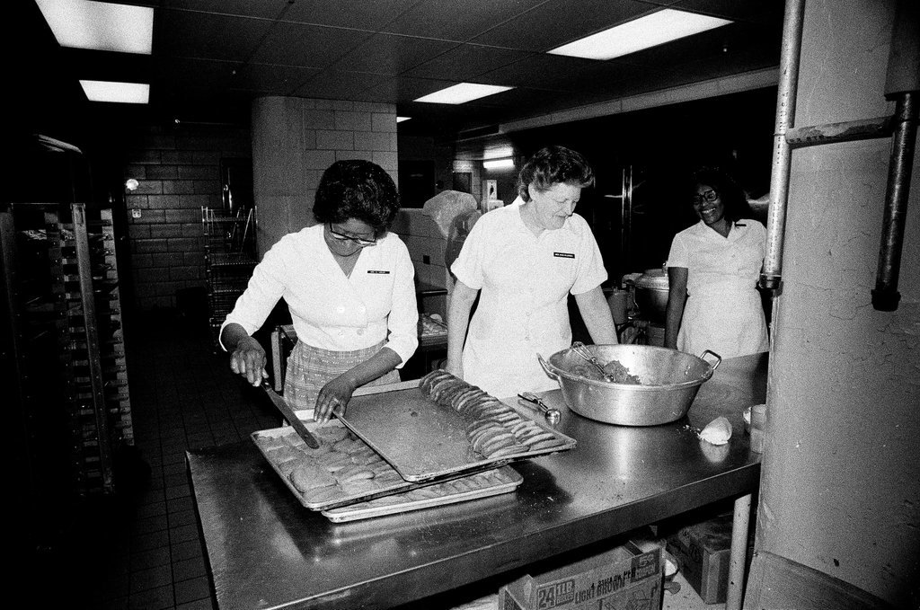 Students at work at Westinghouse Area Vocational High School - Chicago Sun-Times