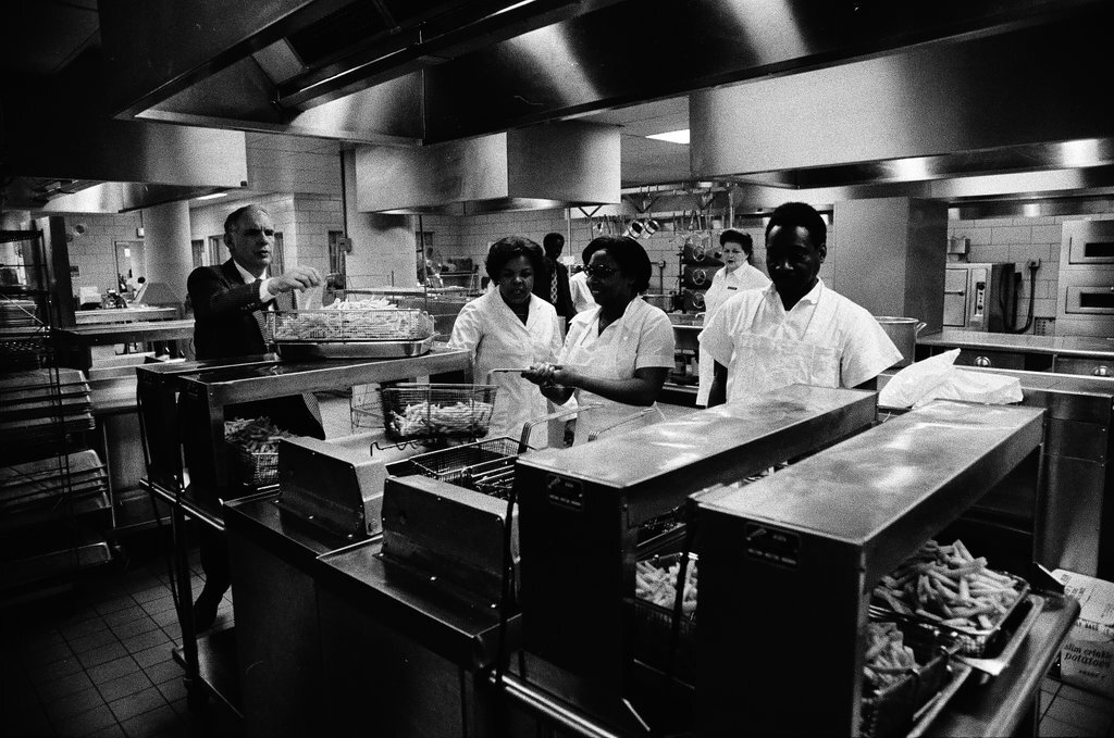 Students at work at Westinghouse Area Vocational High School - Chicago Sun-Times