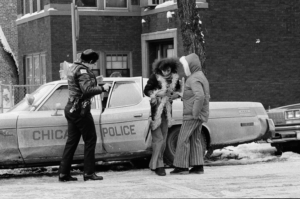 George Del Vecchio getting out of a car - Jerry Tomaselli for Chicago Sun-Times