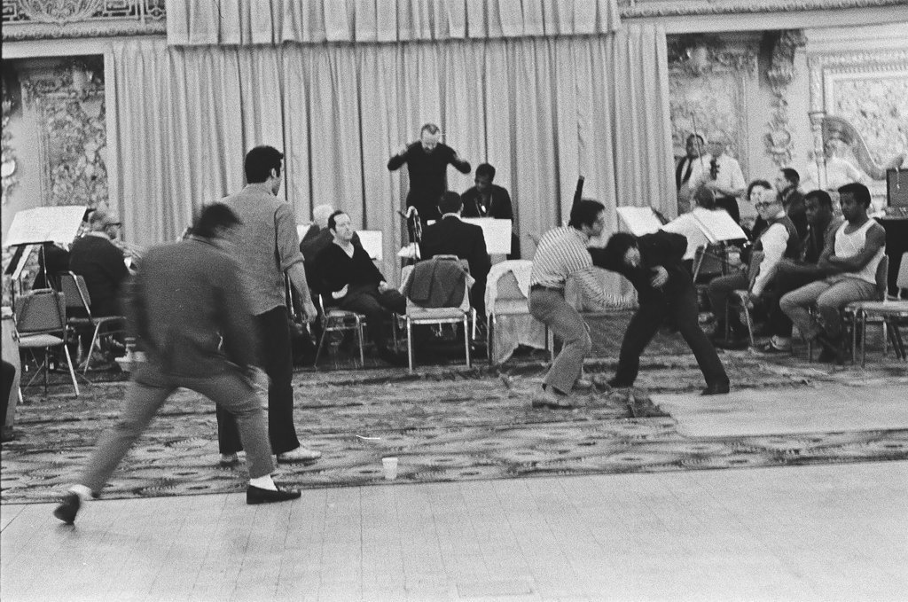 Sammy Davis, Jr. rehearsing - John Jaqua for Chicago Sun-Times