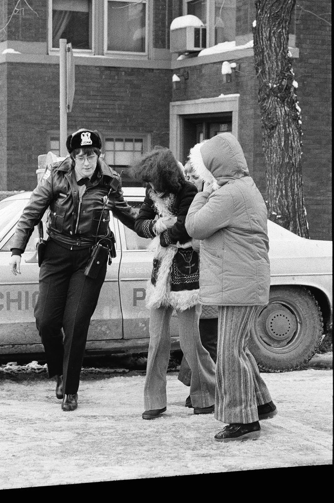 George Del Vecchio getting out of a car - Jerry Tomaselli for Chicago Sun-Times