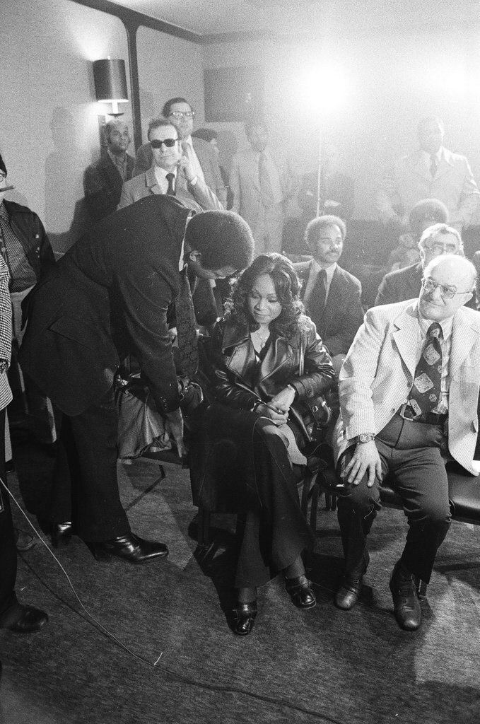 Muhammad Ali speaking about Wepner fight at press conference - Randy B. Leffingwell for Chicago Sun-Times