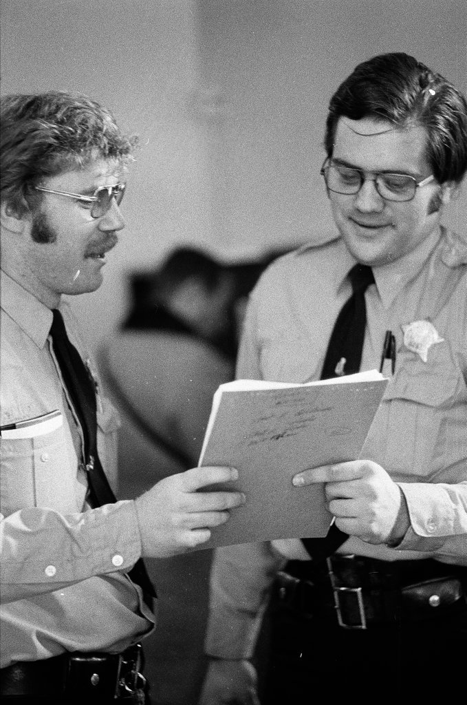 George Del Vecchio in white coveralls - Larry Graff for Chicago Sun-Times