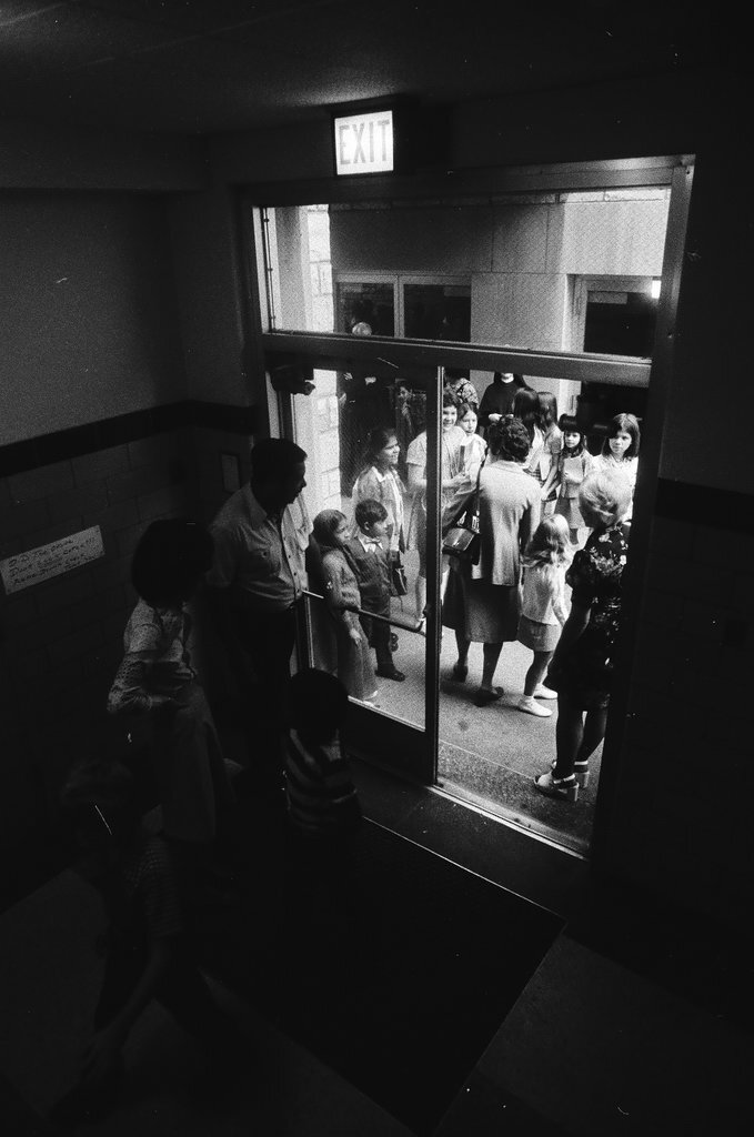 Children on the first day of school at Holy School - Chicago Sun-Times