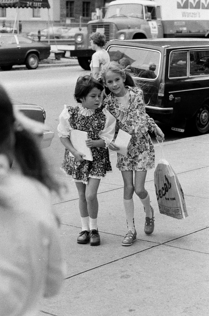 Children on the first day of school at Holy School - Chicago Sun-Times