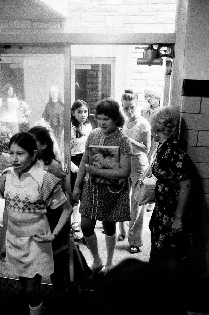 Children on the first day of school at Holy School - Chicago Sun-Times