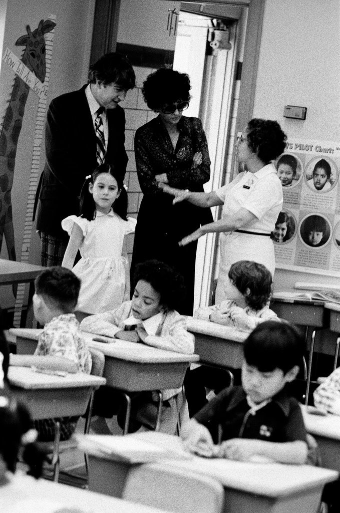 Children on the first day of school at Holy School - Chicago Sun-Times