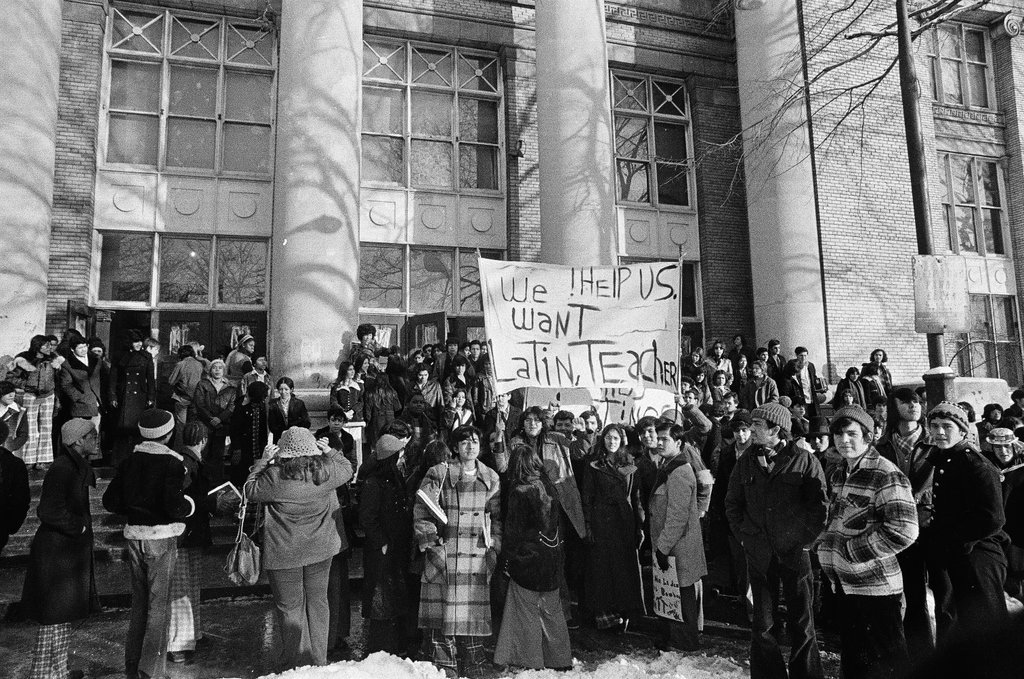 Students protest firing of Latin teacher - Chicago Sun-Times