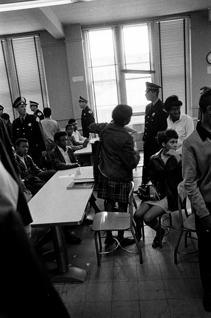 Harrison High School students walk out after parley - Chicago Sun-Times