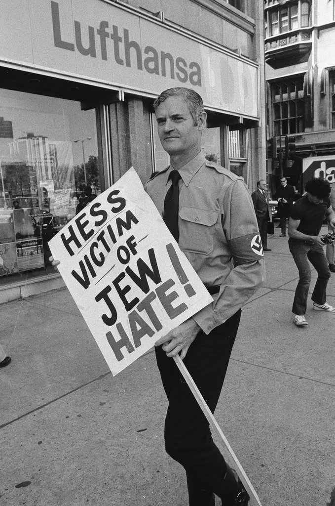 Nazi Party picketing German Consulate - Chicago Sun-Times