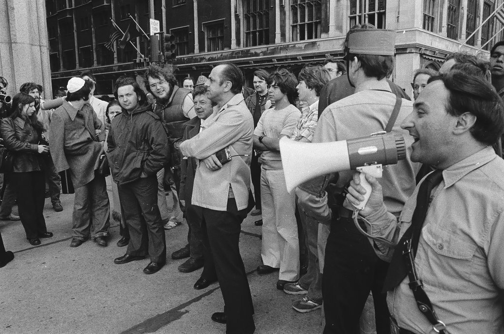 Nazi Party picketing German Consulate - Chicago Sun-Times