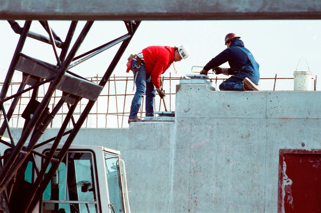 Construction of elevated train tracks to Midway Airport - Chicago Sun-Times