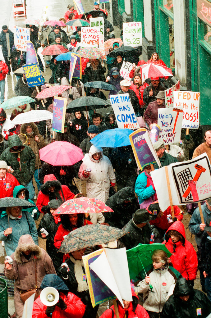 Janitors Rally - Brian Jackson for Chicago Sun-Times