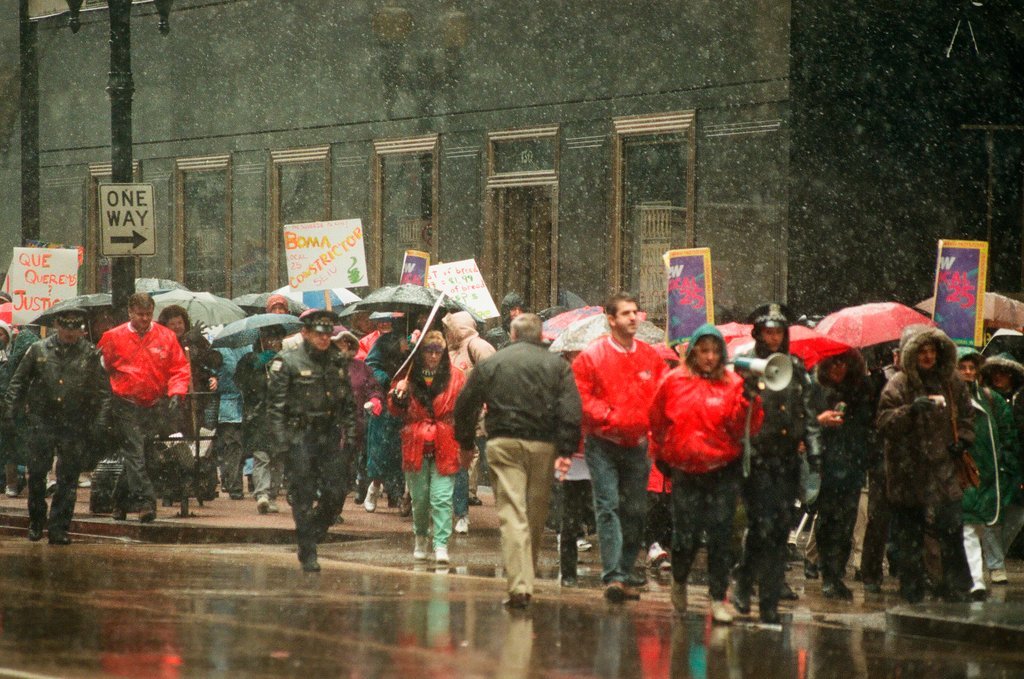 Janitors Rally - Brian Jackson for Chicago Sun-Times