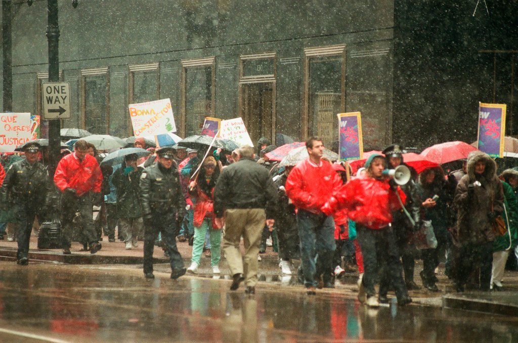 Janitors Rally - Brian Jackson for Chicago Sun-Times