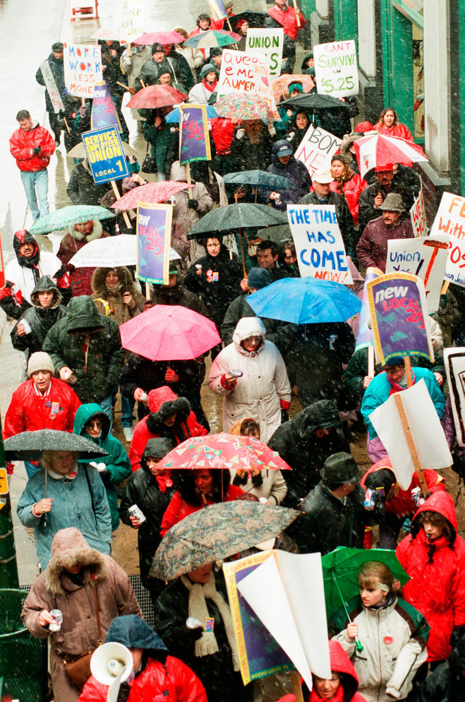 Janitors Rally - Brian Jackson for Chicago Sun-Times