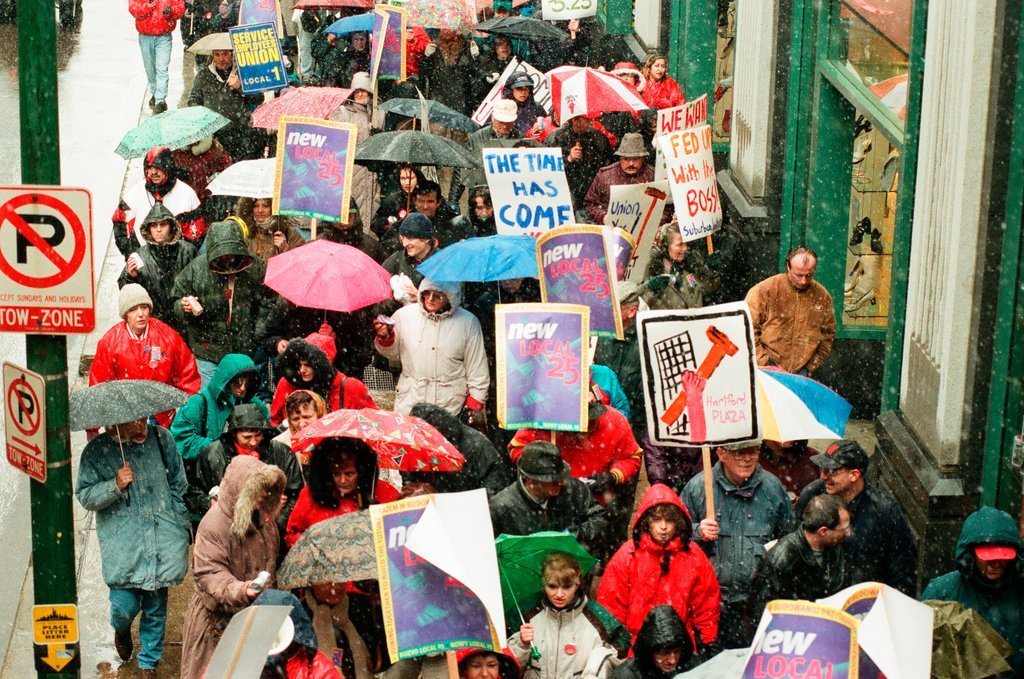 Janitors Rally - Brian Jackson for Chicago Sun-Times