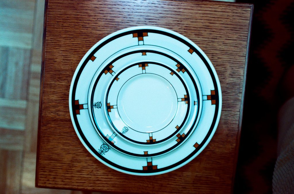 Frank Lloyd Wright inspired collection by Howard Nelson - Nancy Stuenkel for Chicago Sun-Times