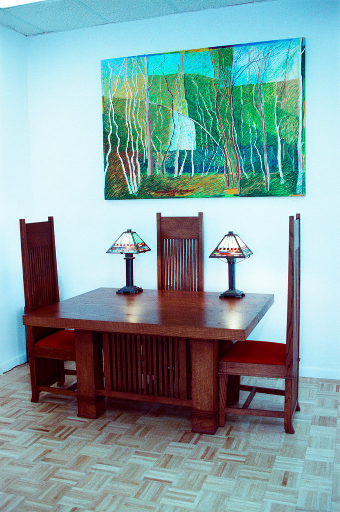 Frank Lloyd Wright inspired collection by Howard Nelson - Nancy Stuenkel for Chicago Sun-Times