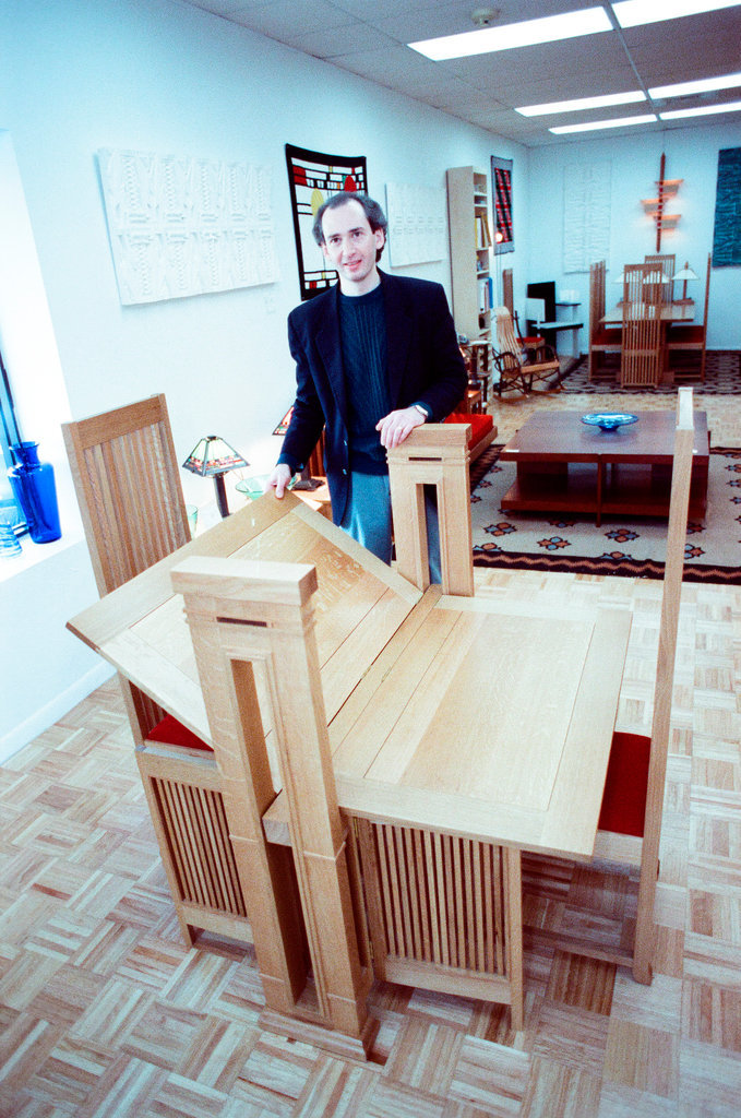 Frank Lloyd Wright inspired collection by Howard Nelson - Nancy Stuenkel for Chicago Sun-Times