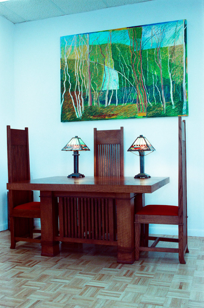 Frank Lloyd Wright inspired collection by Howard Nelson - Nancy Stuenkel for Chicago Sun-Times