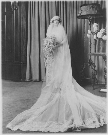 Wedding portrait of bride Madeline Block
