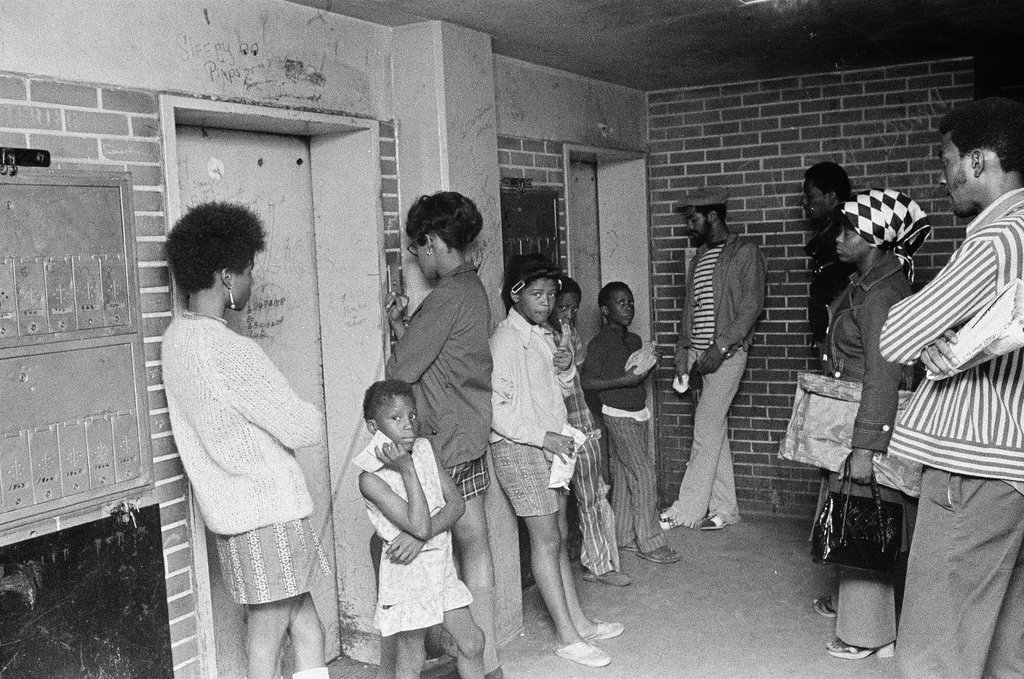 People at Cabrini Green Housing Projects - Chicago Sun-Times
