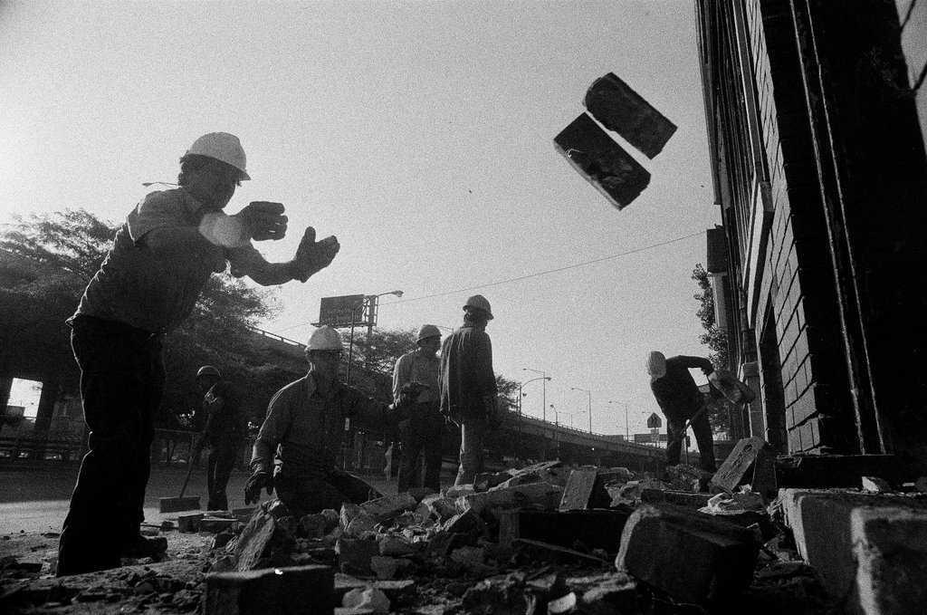 House demolition at 17th Place and South Union Avenue - Chicago Sun-Times
