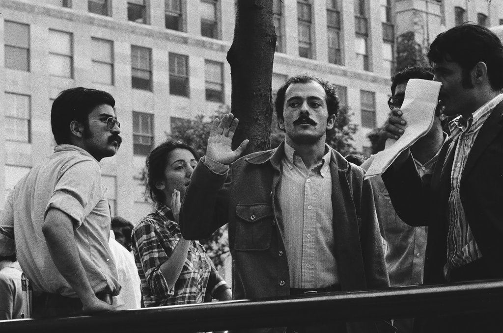 Iranian Student Association protest march - Chicago Sun-Times
