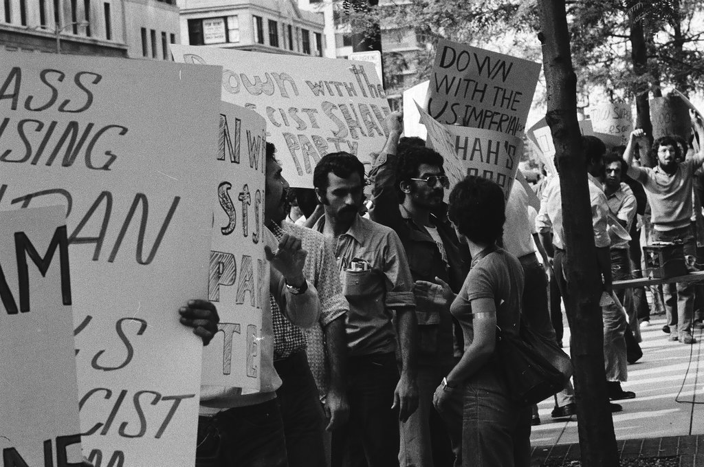 Iranian Student Association protest march - Chicago Sun-Times