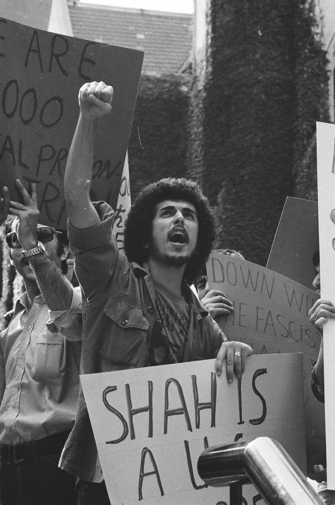Iranian Student Association protest march - Chicago Sun-Times