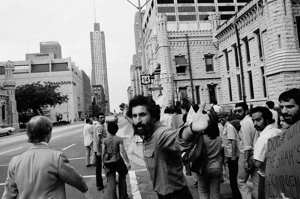 Iranian Student Association protest march - Chicago Sun-Times