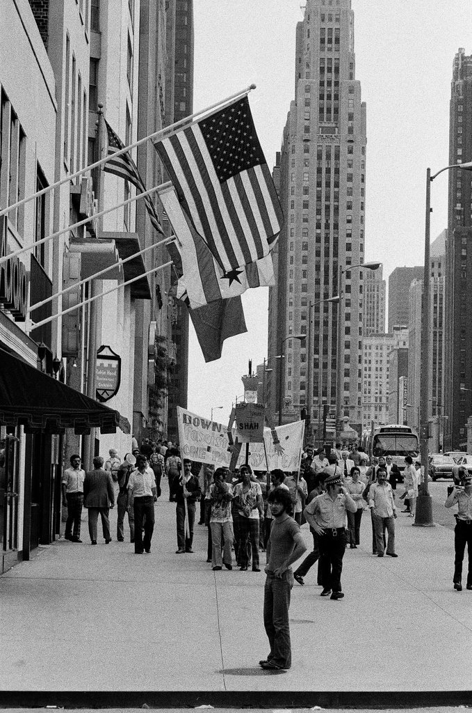 Iranian Student Association protest march - Chicago Sun-Times
