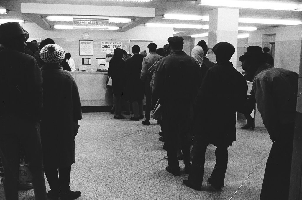 Cook County Hospital crowded conditions - Chicago Sun-Times