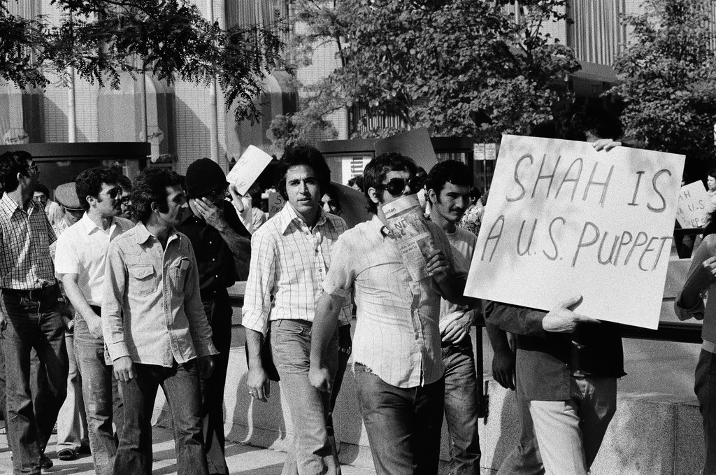 Iranian Student Association protest march - Chicago Sun-Times