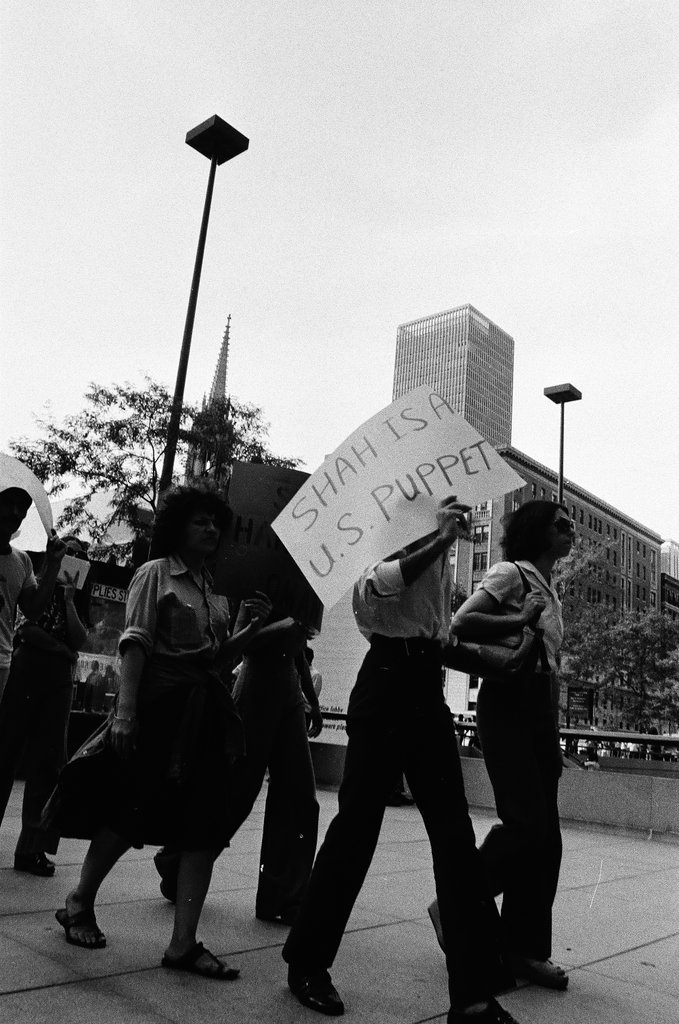Iranian Student Association protest march - Chicago Sun-Times