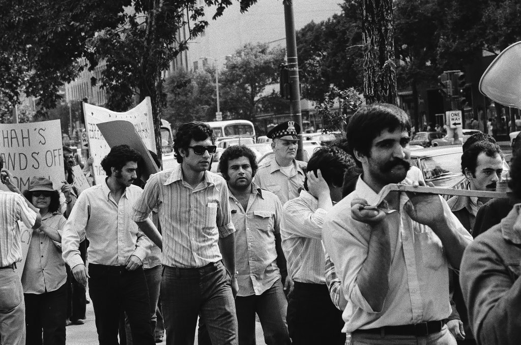 Iranian Student Association protest march - Chicago Sun-Times